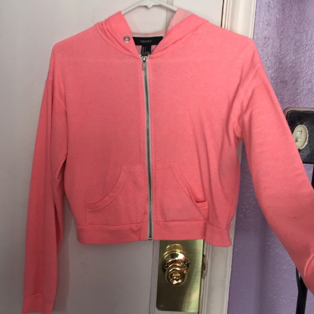 Good condition . Missing the string for hoodie