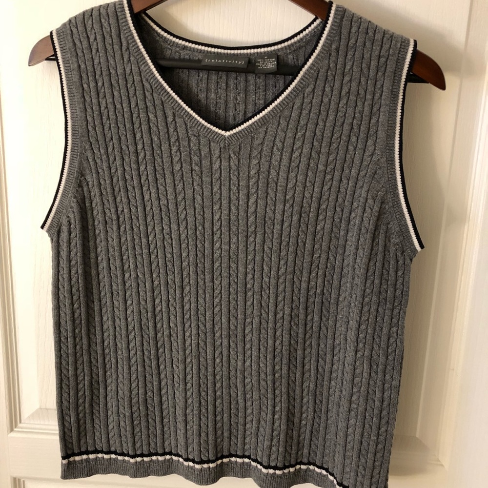 Relativity sweater vest