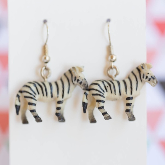 Jewelry - Zebra Spirit Animal Earrings