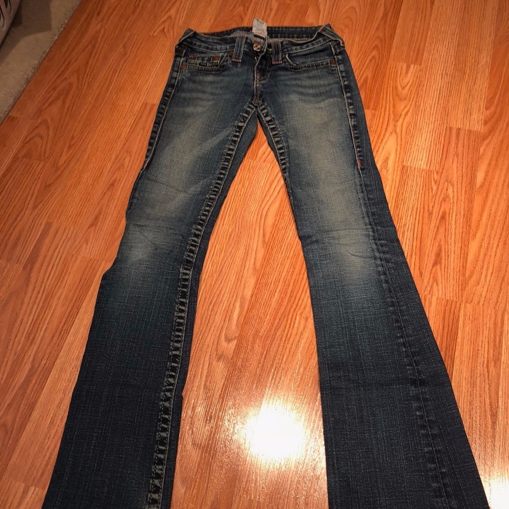 True Religion Women's Flare Cut Jeans - Size 24