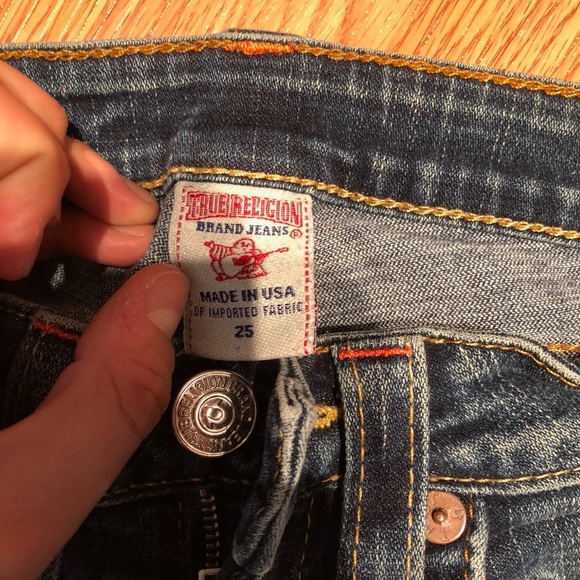 True Religion Women's Flare Cut Jeans - Size 24 - Picture 3 of 3