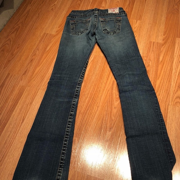 True Religion Women's Flare Cut Jeans - Size 24 - Picture 2 of 3