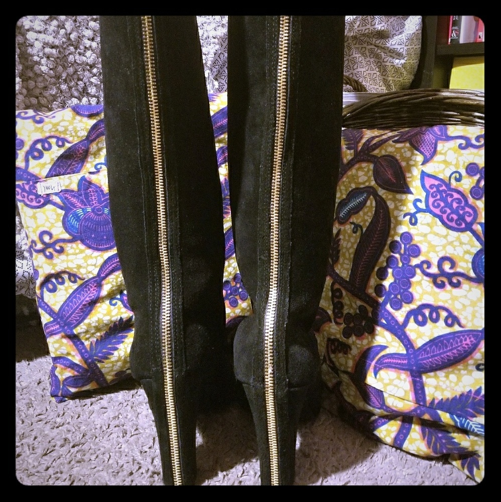 Vince Camuto Suede Knee Boots