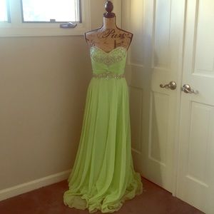 Bright Green Prom Dress