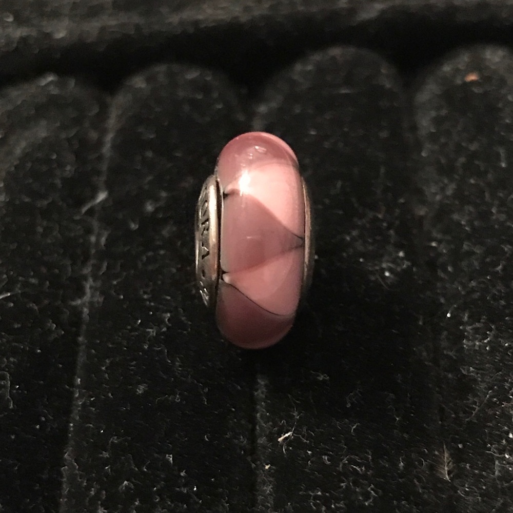 Authentic Pandora purple murano charm