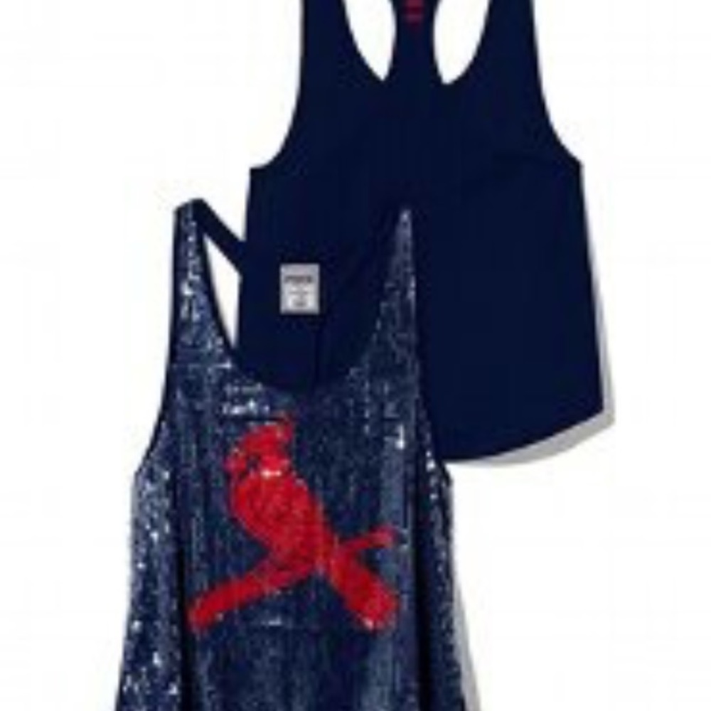 Sequin stl cardinals tank
