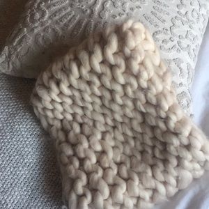chunky knit scarf