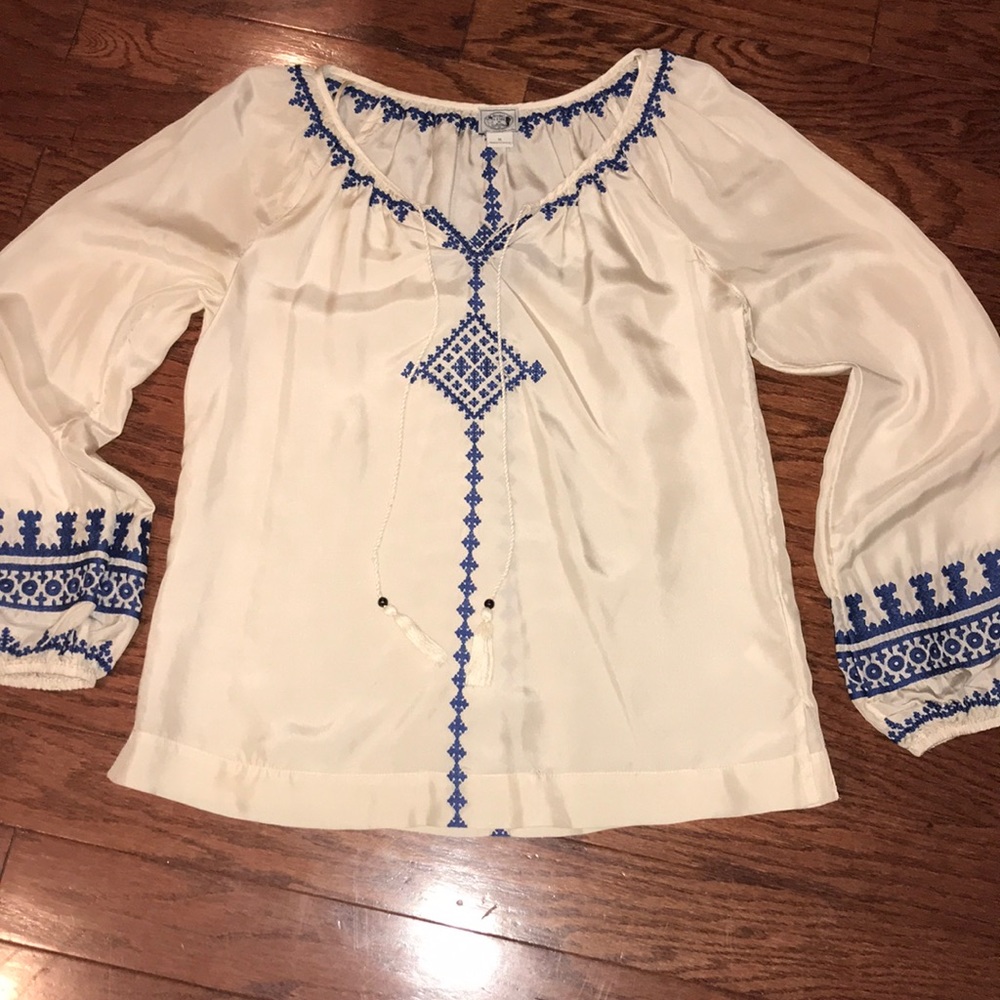 Lucky Brand silk blouse