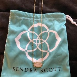 Kendra Scott Iridescent Drusy Elisa necklace