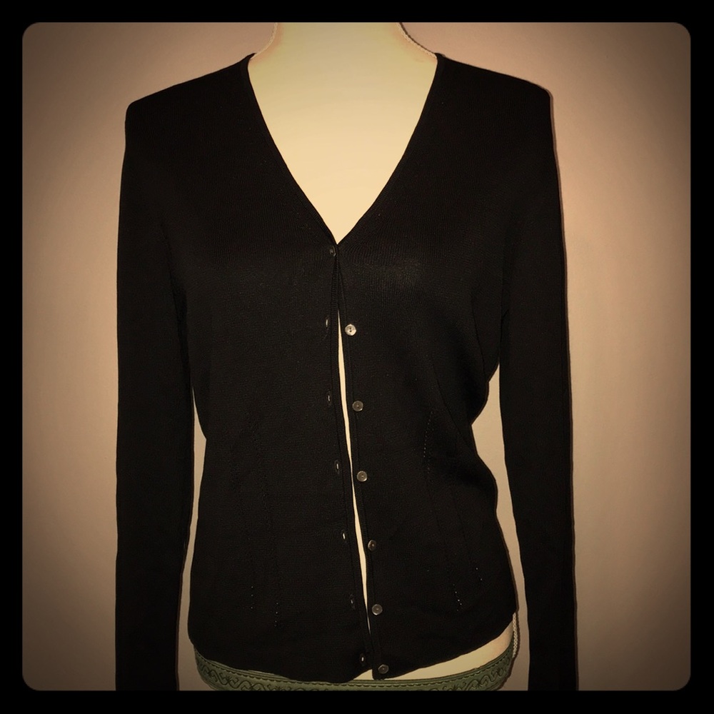 Ann Taylor 100% Silk Cardigan