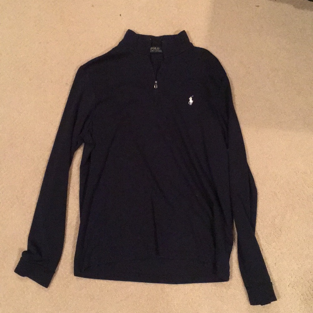 Navy Polo 1/4 zip