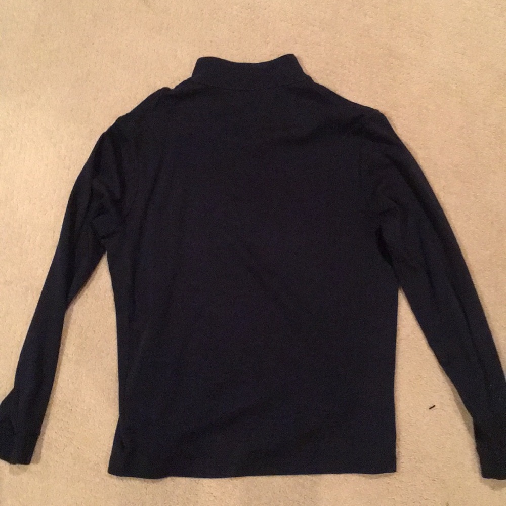 Navy Polo 1/4 zip - Picture 3 of 3