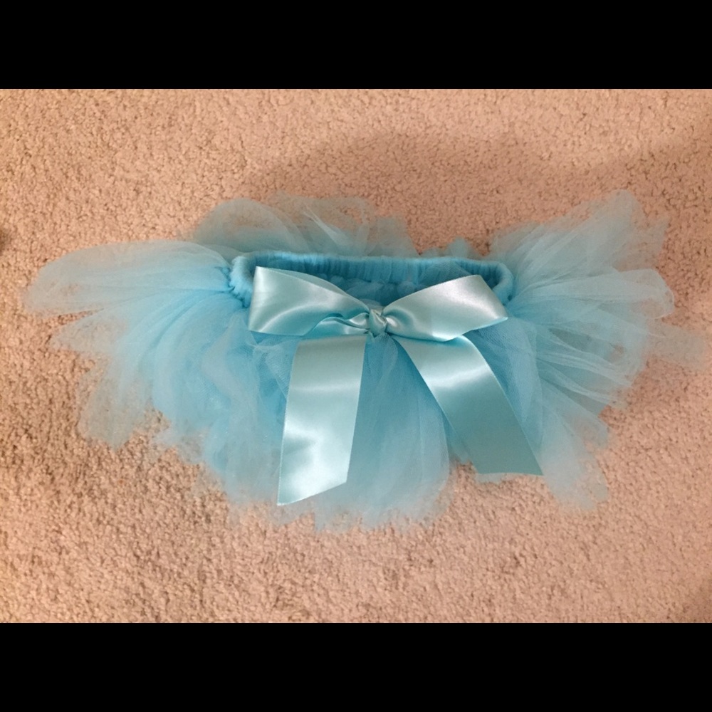 Turquoise tutu for baby
