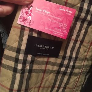 Burberry Quilted Jacket-Price Firm