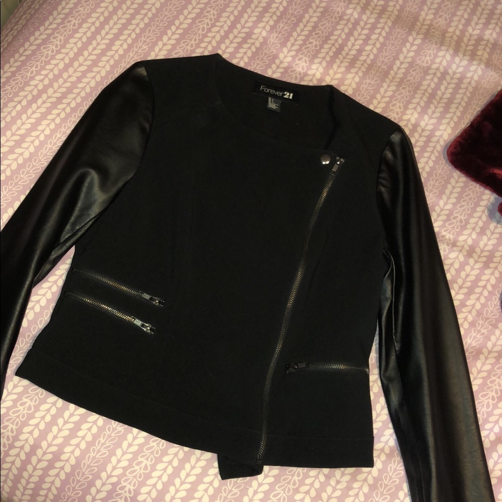 Leather jacket
