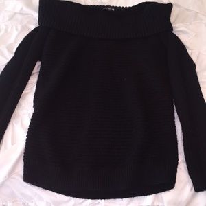 Off the shoulder sweater