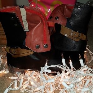 NWT Genuine Leather Ankle Boots