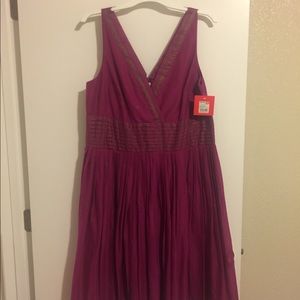 NWT Isaac Mizarhi Target Fuchsia/Pink Dress