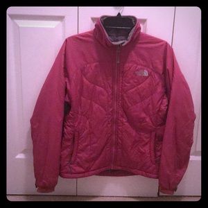 North Face - pink medium weight puffer jacket