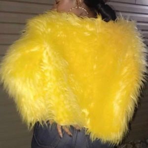 Yellow FUR JACKET💛