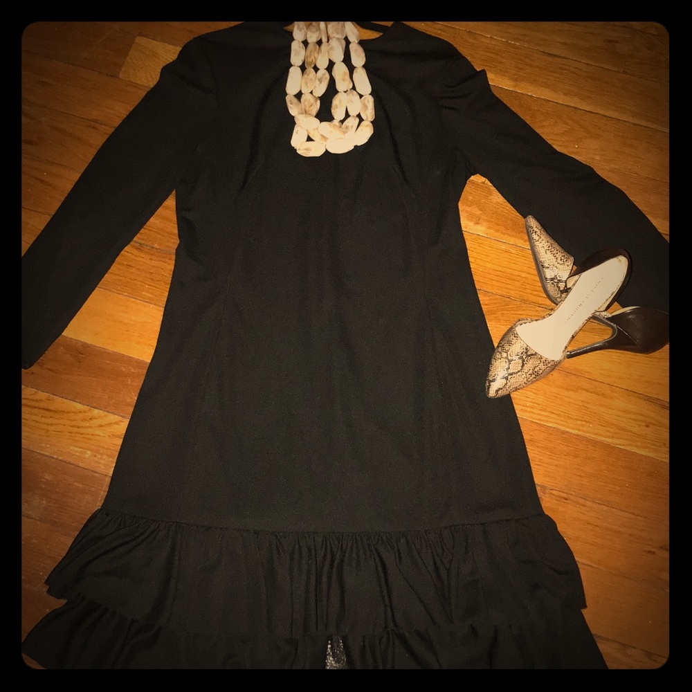 Vintage Little Black Shift Dress