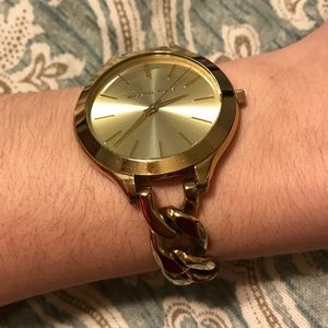 Michael Kors Runway Gold Tone Stainless Watch