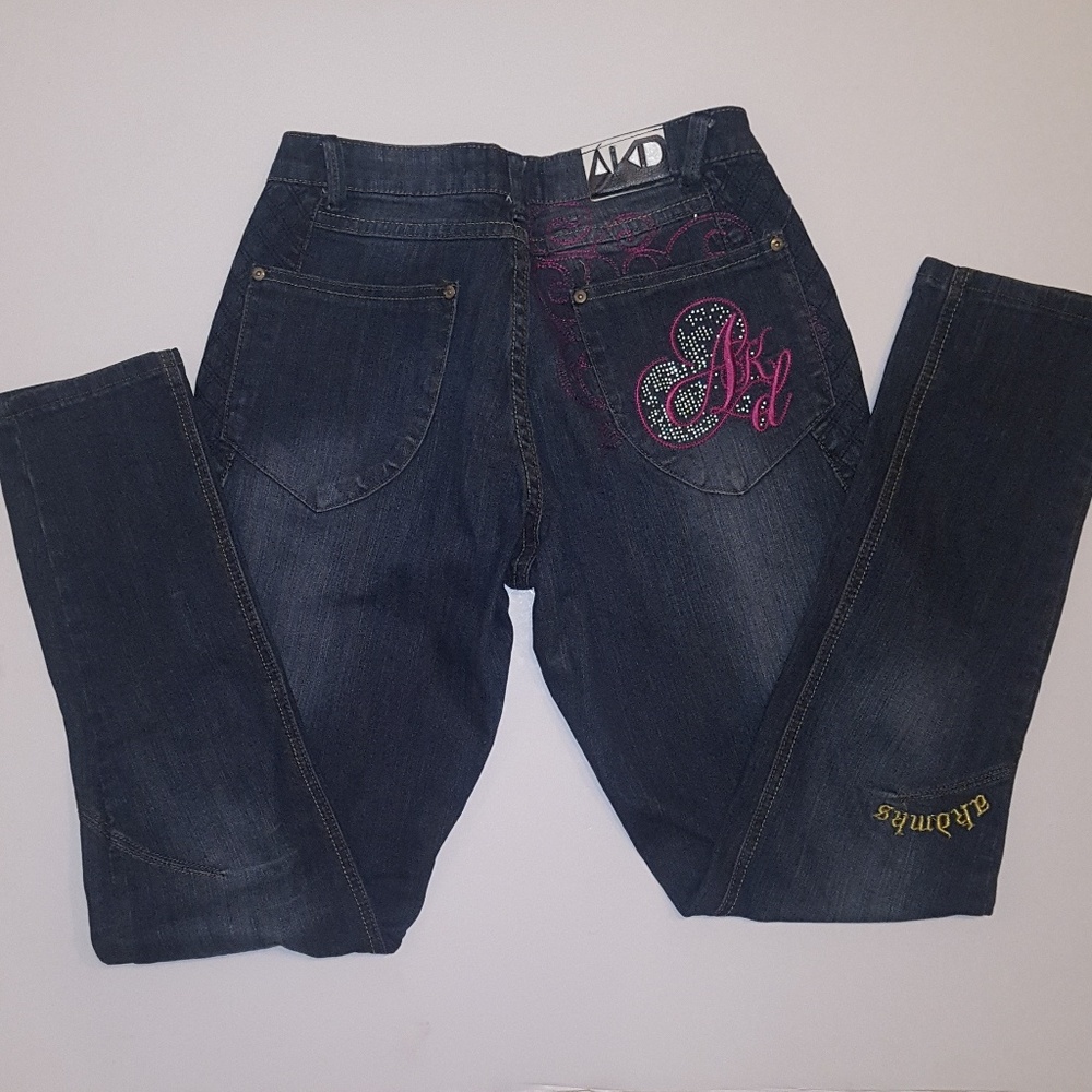 Women's AKD MKS (11) Skinny Leg Jeans *NICE* - Picture 2 of 6