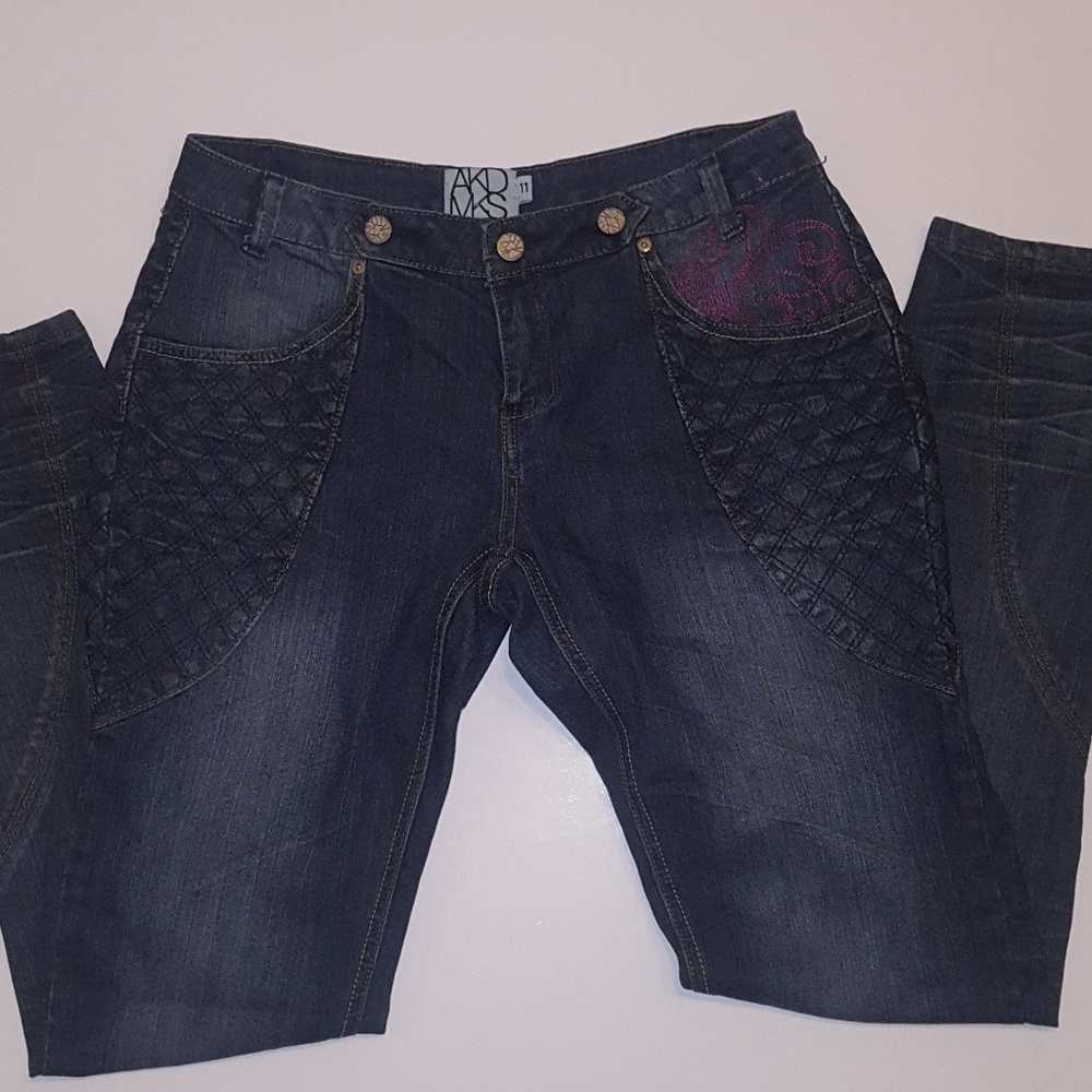 Women's AKD MKS (11) Skinny Leg Jeans *NICE* - Picture 5 of 6
