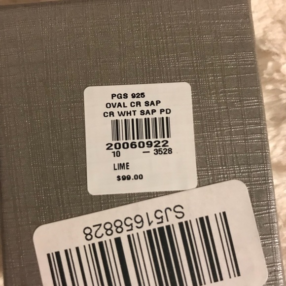 Blue & White Sapphire Infinity Necklace - Picture 2 of 3