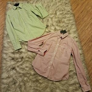 Womens small button downs *great for xmas*