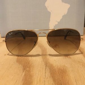 Ray Ban Original Aviator Gold