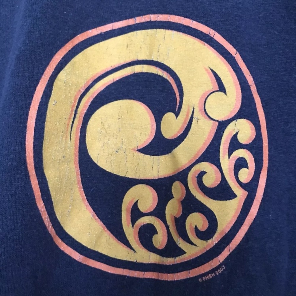 Vintage Phish wave hemp shirt from dry goods 2003