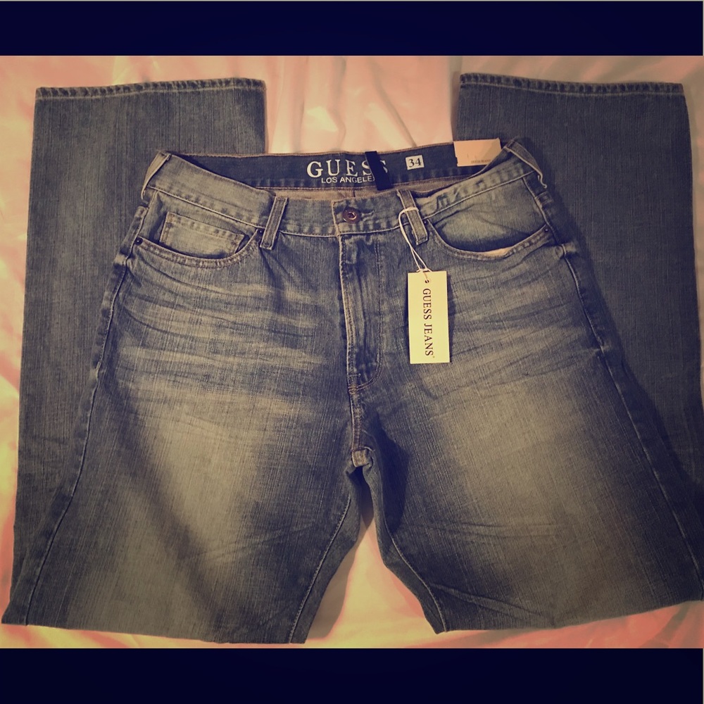 Men’s guess jeans Los Angeles 34 x 32 Rengo wash