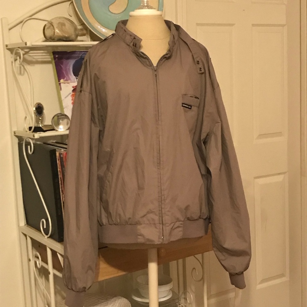 Vintage Grey Brown Members Only Jacket