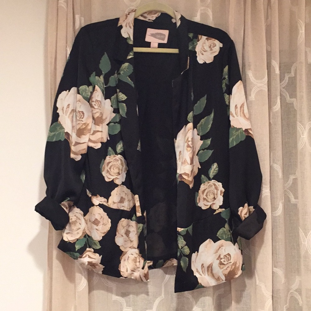 Floral blazer