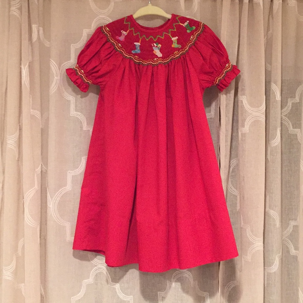 🎄SALE🎄Smocked Rosalina Christmas Dress