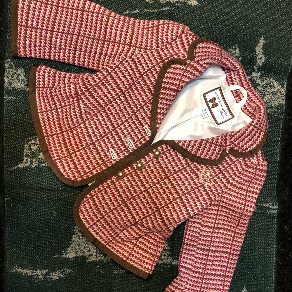 Janie and Jack Plaid Suit