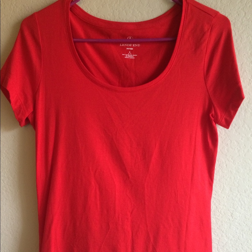 Lands End Soft Fitted T Shirt