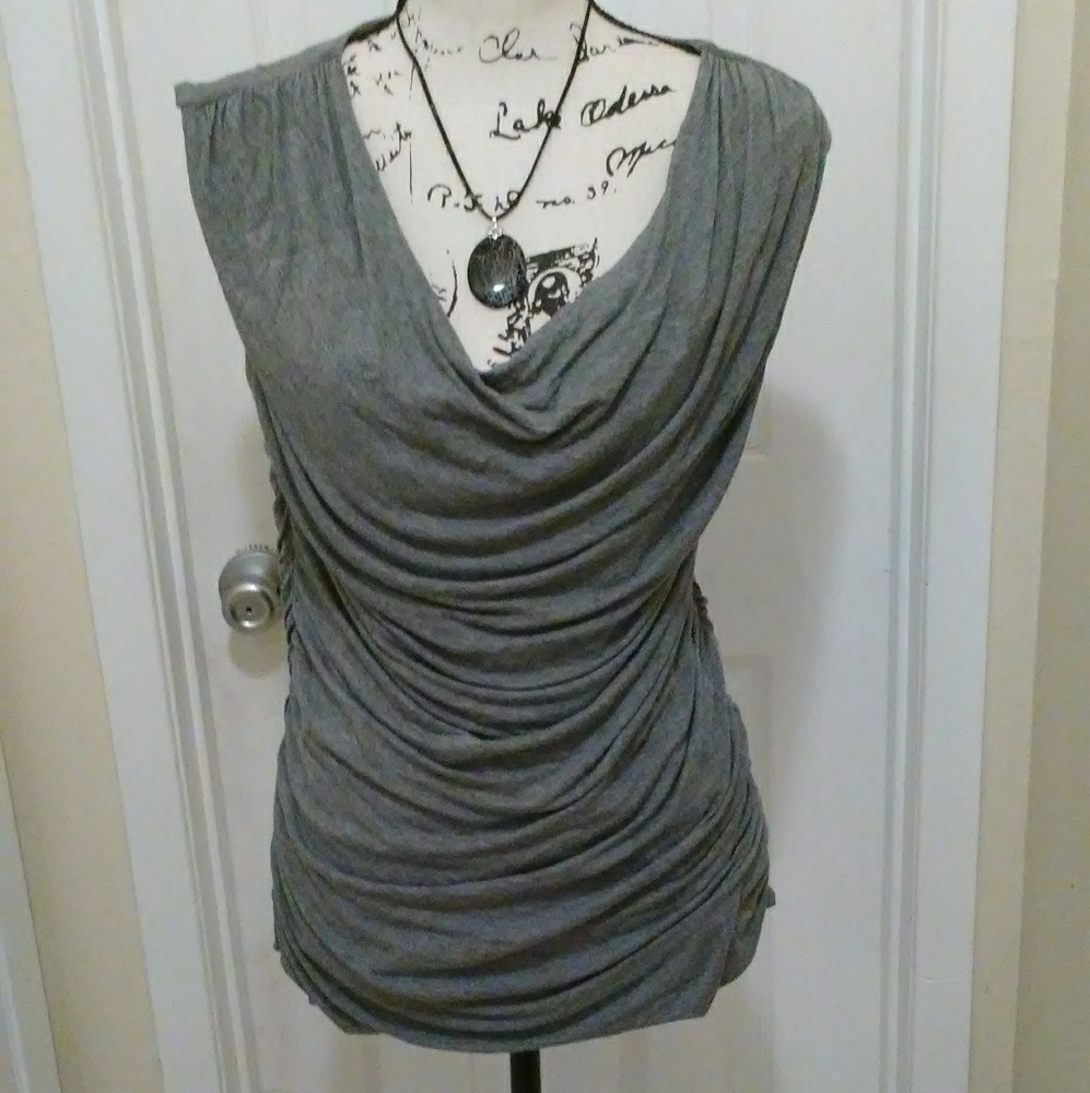 Maurice's grey blouse