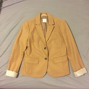 Camel woolen blazer from Gap