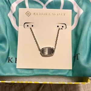 Kendra Scott Gray Elisa Necklace