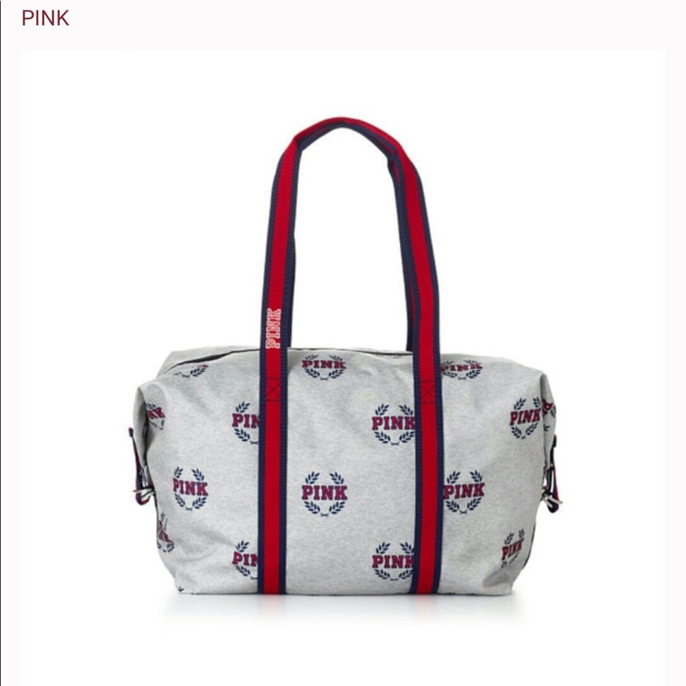 PINK Heather Logo Tote