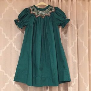 Smocked Rosalina Christmas Dress