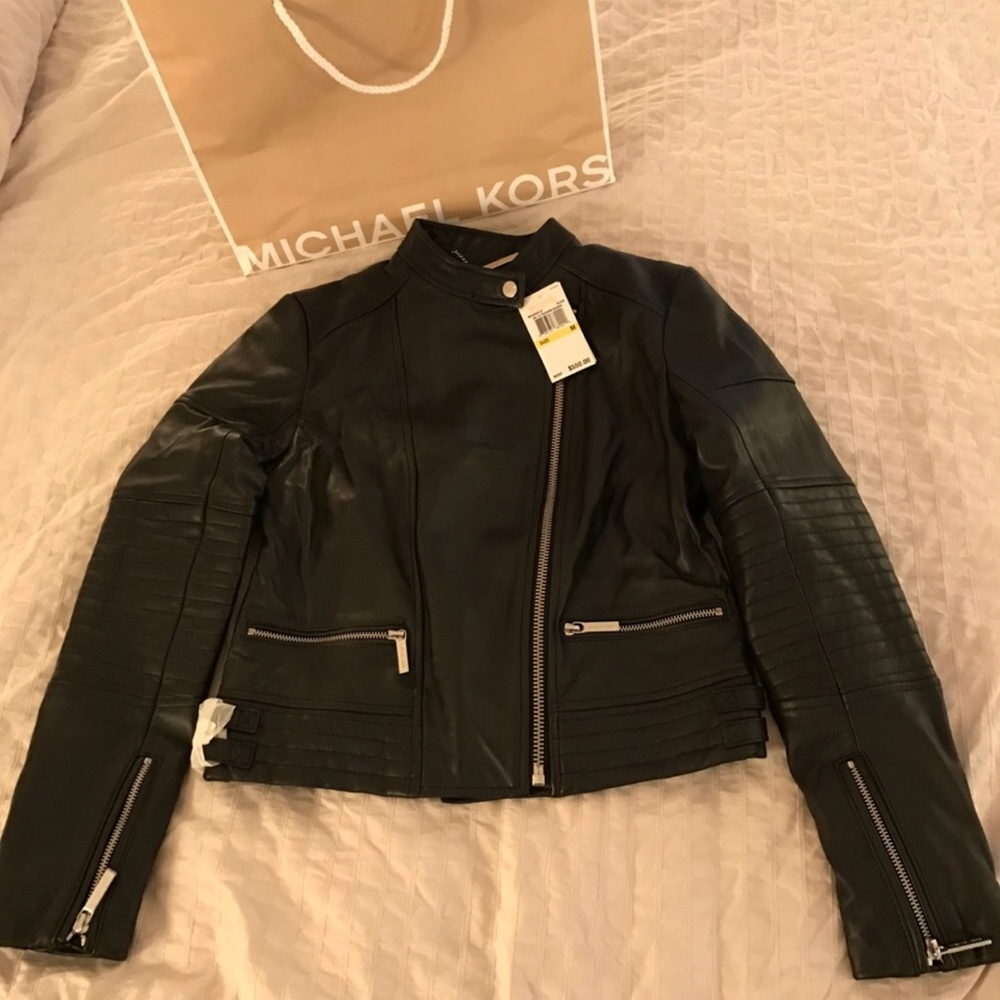Micheal Kors leather jacket