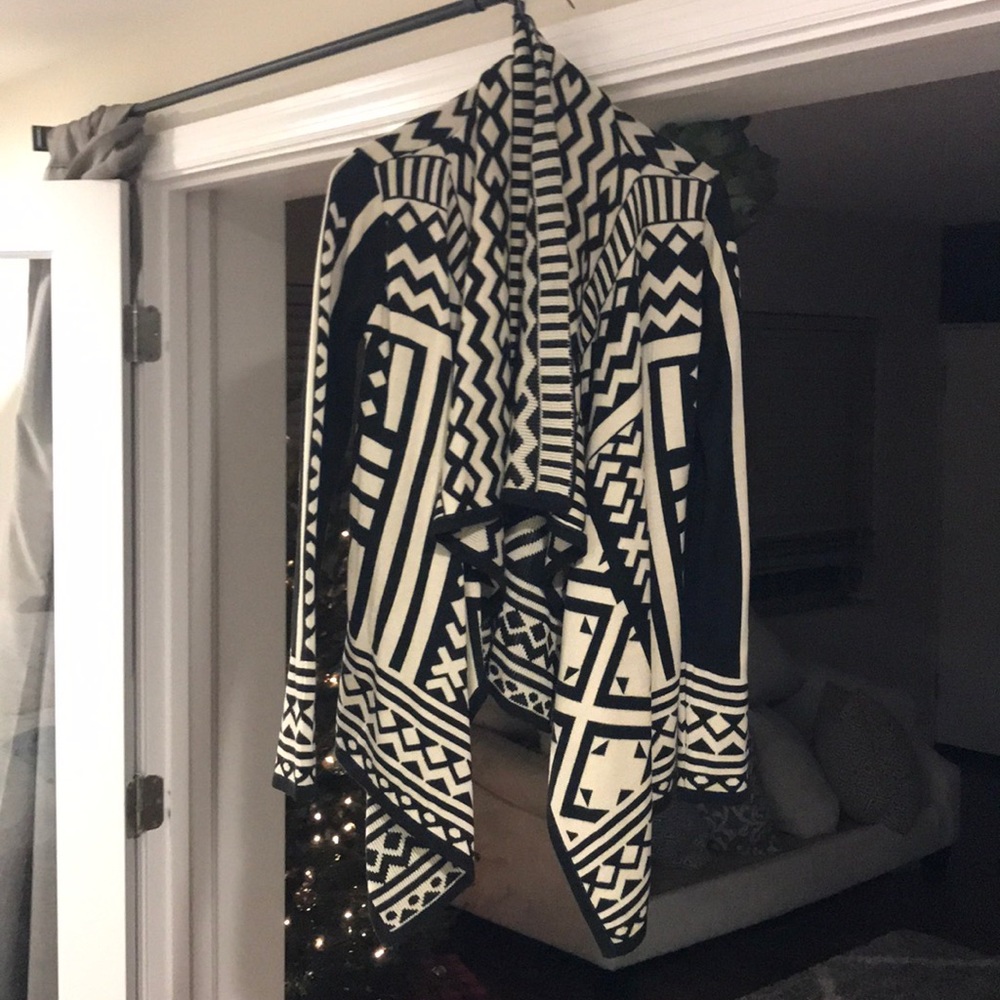 Oversized wrap sweater