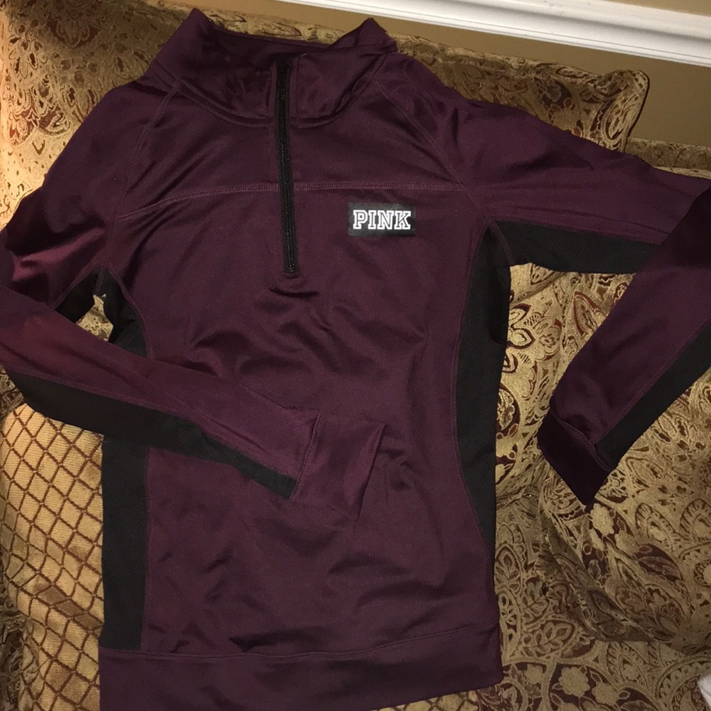 PINK performance 1/4 zip up