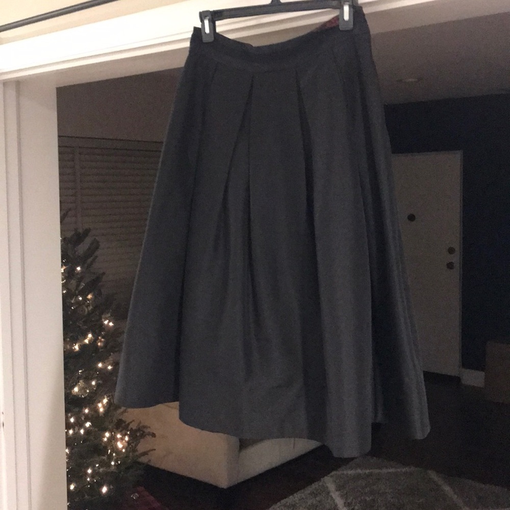 Black A line formal skirt