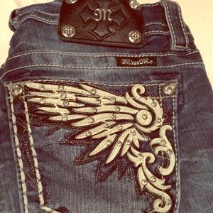 Jeans size 28 mode rise boot cut