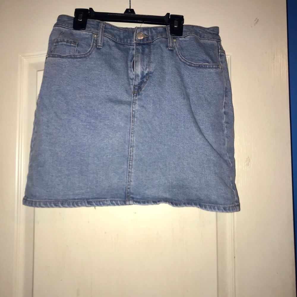 jean skirt