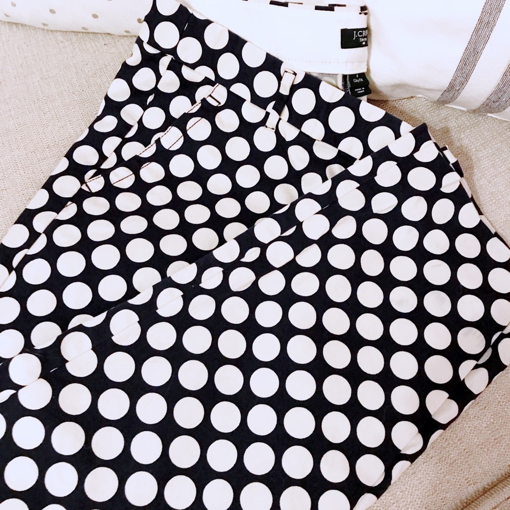 {SALE} Polka dot JCrew City Fit